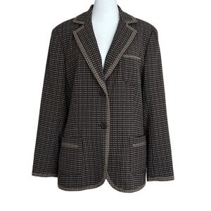 Peace of Cloth‎ Checkered Print Blazer Jacket (12)